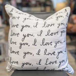 I LOVE YOU Accent Pillow