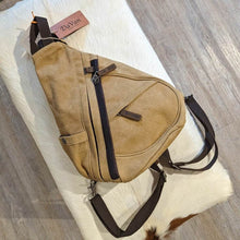 Load image into Gallery viewer, Canvas Sling Backpack