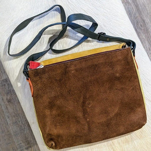 Leather & Suede Crossbody