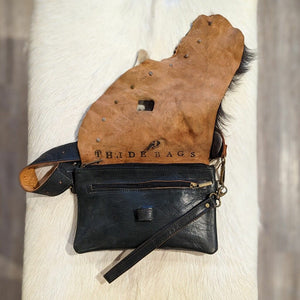 Leather & Hide Clutch