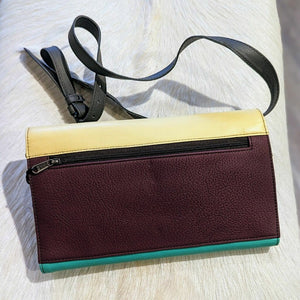 Leather Trifold Crossbody