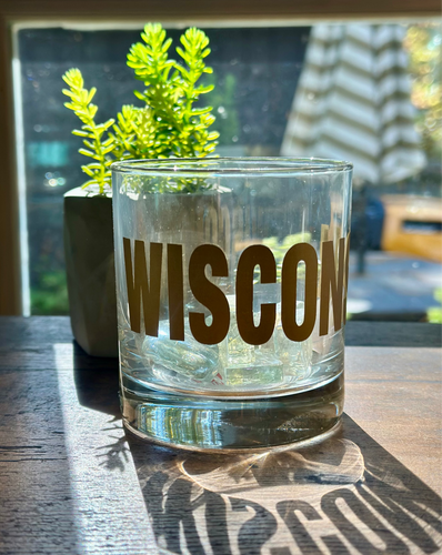WI Rocks Glass