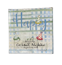 Load image into Gallery viewer, &#39;Happy Birthday&#39; Cocktail Napkins