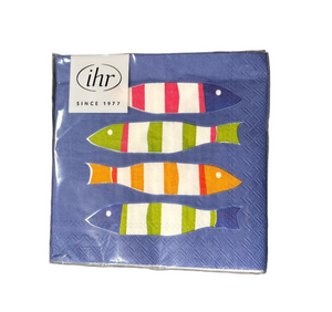 'Red Fish, Blue Fish' Cocktail Napkins