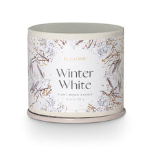Load image into Gallery viewer, Winter White Vanity Tin Candle