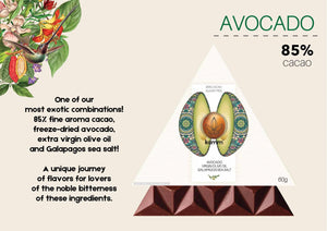 85% Cacao, Avocado Superfood Chocolate