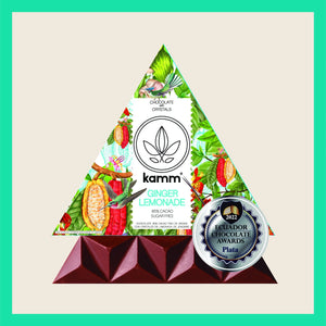 85% Cacao, Ginger Lemonade Superfood Chocolate