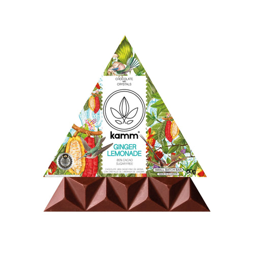 85% Cacao, Ginger Lemonade Superfood Chocolate