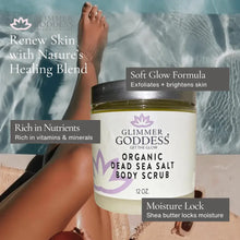 Load image into Gallery viewer, Glimmer Goddess Organic Coffee Scrub