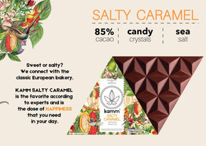85% Salty Caramel Superfood Chocolate