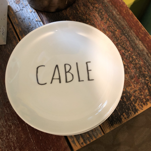 "Cable" Appetizer Plate