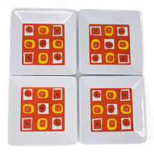 Load image into Gallery viewer, Atomic Melamine Appetizer Plates, Set Of 4