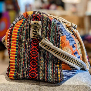 Woven Aztec Duffle