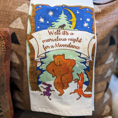 Forest Dance Party Dish Towel
