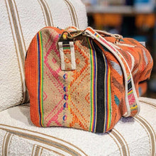 Load image into Gallery viewer, Woven Aztec Duffle