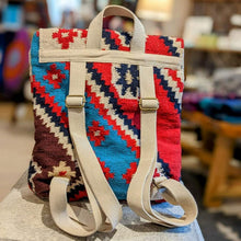 Load image into Gallery viewer, Woven Aztec Backpack
