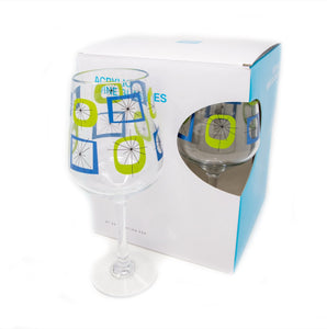 Atomic Acrylic Stemmed Wine Glasses